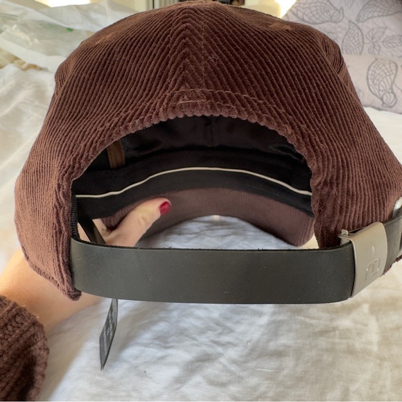 NWOT Rag & Bone Harlow Baseball Cap in Dark Brown - Picture 6 of 7